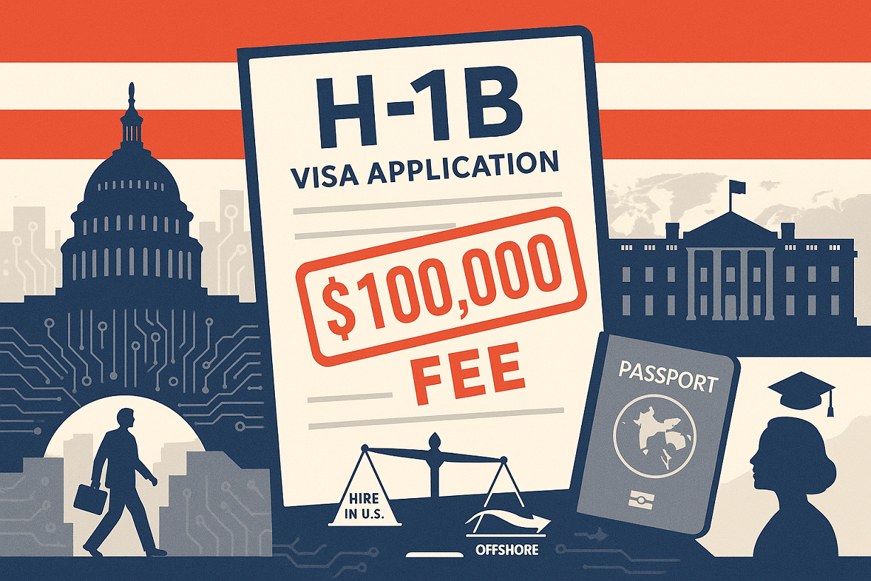 United States of America Imposes $100,000 Fee on H-1B Visas