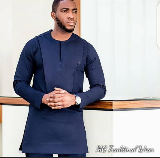 MG Men's Traditional African Wear/ Kafka, African Suit T86