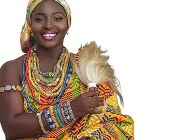 MG Authentic Hand Weaved Kente Cloth A112