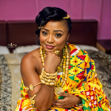 MG Royal Hand Weaved Kente Cloth P43h