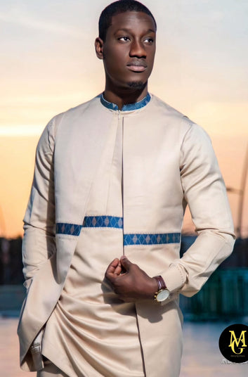 MG Men's Traditional African Wear/ Kafka, African Suit T232