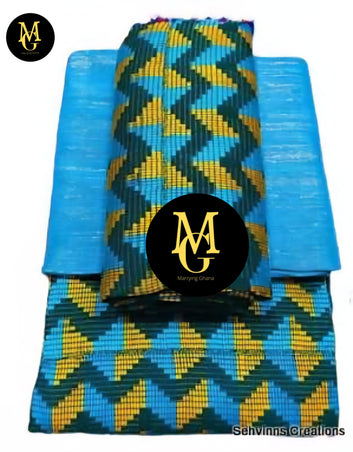 MG Authentic Hand Weaved Kente Cloth A9769