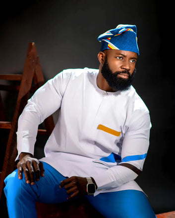 MG Men's Traditional African Wear/ Kafka, African Suit T239