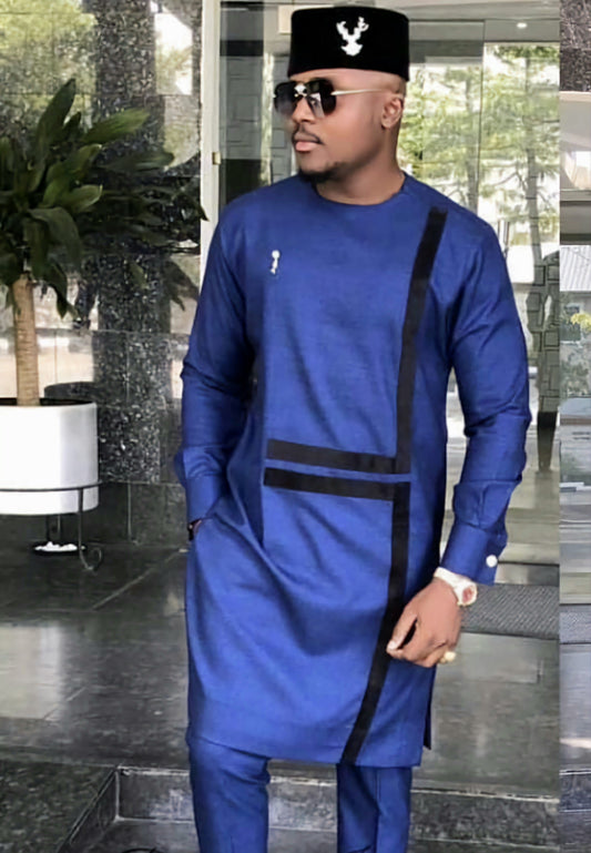 MG Men's Traditional African Wear/ Kafka, African Suit T92