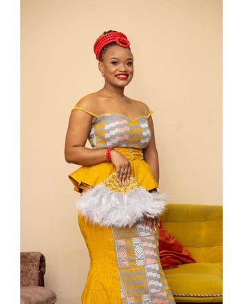 MG Authentic Hand Weaved Kente Cloth A300