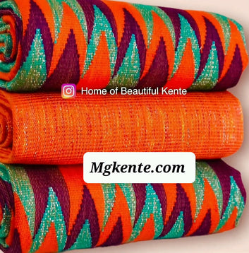 MG Premium Hand Weaved Kente Cloth P130