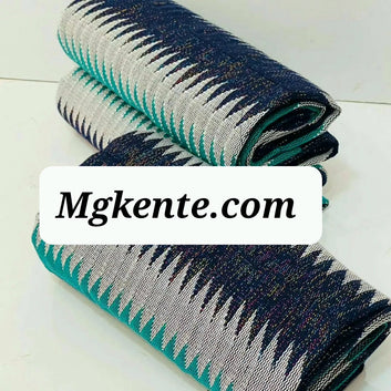 MG Premium Double Pattern Hand Weaved Kente Cloth P424