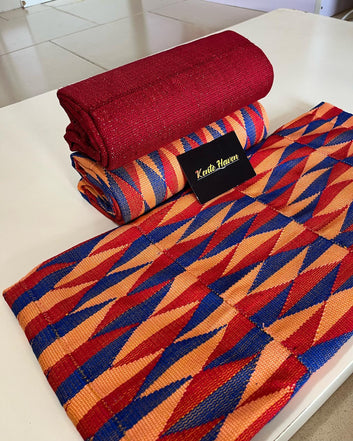 Kente Heaven Hand Weaved Kente Cloth KH57