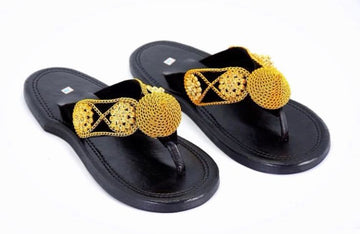 Marrying Ghana African Men's Royal Traditional Sandals AS06