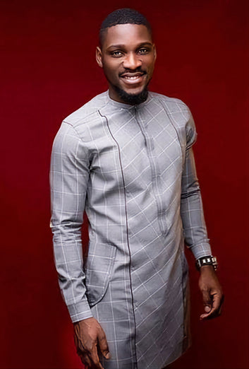 MG Men's Traditional African Wear/ Kafka, African Suit T122