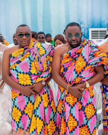 MG Royal Hand Weaved Kente Cloth A53he