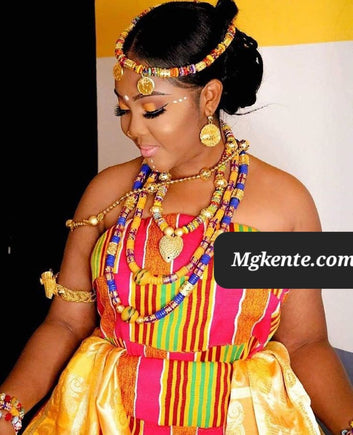 Authentic Hand Weaved Kente Cloth A303