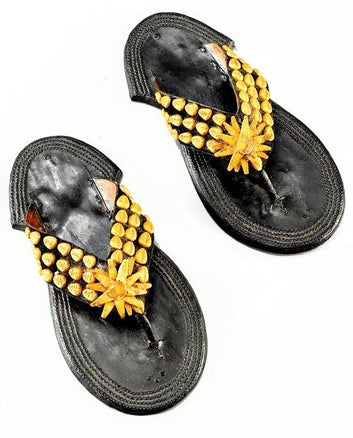 Marrying Ghana African Men's Royal Traditional Sandals AS06