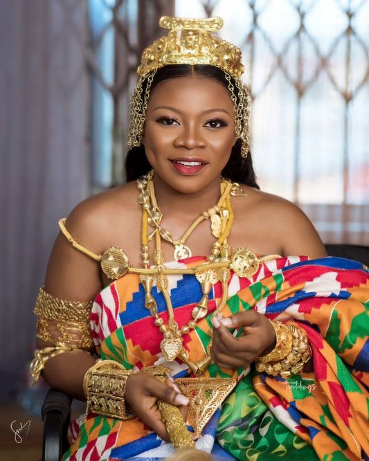 MG Royal Hand Weaved Kente Custom Cloth R127