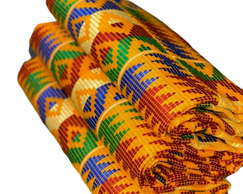 MG Authentic Hand Weaved Kente Cloth A436
