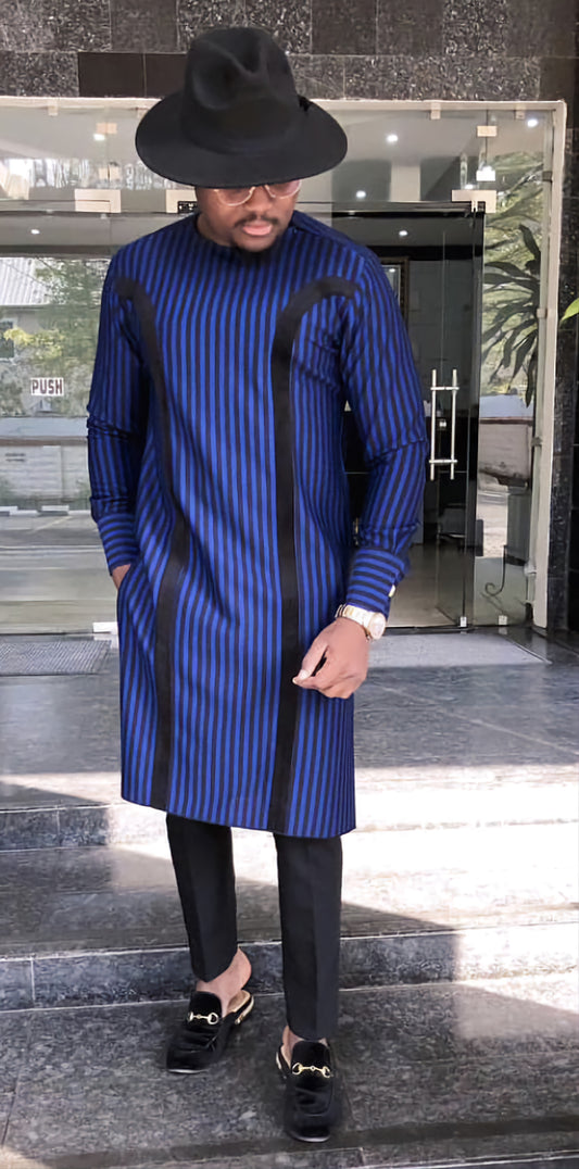 MG Men's Traditional African Wear/ Kafka, African Suit T107