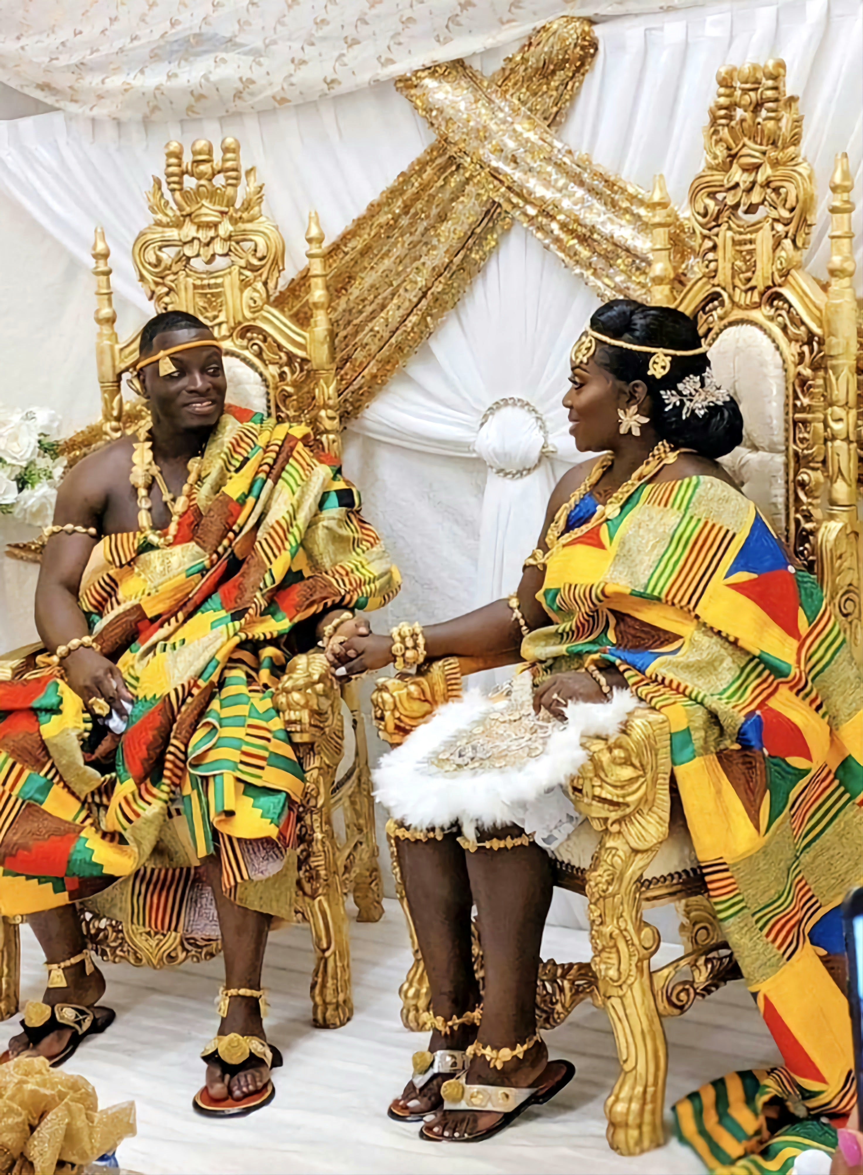 Ghanaian traditional wedding dress shop