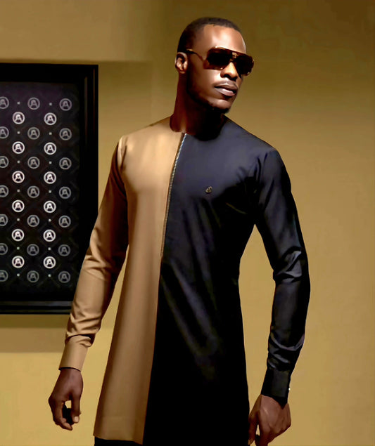 MG Men's Traditional African Wear/ Kafka, African Suit T115