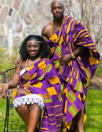 MG Authentic Hand Weaved Kente Cloth A250