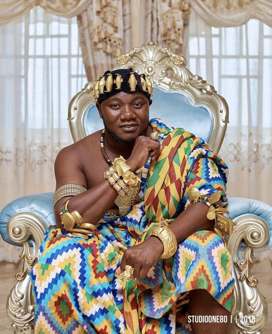 MG Premium Hand Weaved Kente Cloth P281