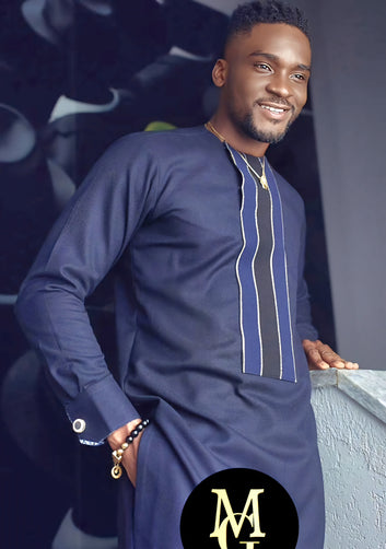 MG Men's Traditional African Wear/ Kafka, African Suit T103