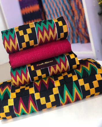 Kente Haven Hand Weaved Kente Cloth KH112