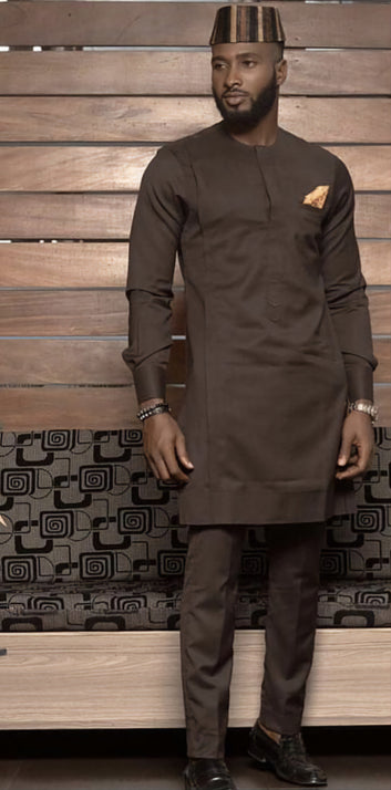 MG Men's Traditional African Wear/ Kafka, African Suit T91