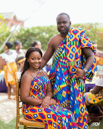 MG Premium Hand Weaved Kente Cloth P73