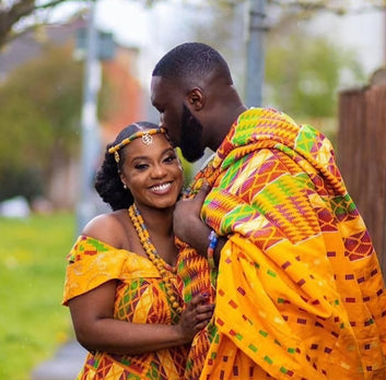 MG Authentic Hand Weaved Kente Cloth A1165