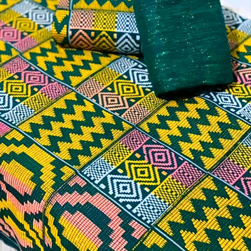 MG Authentic Hand Weaved Kente Cloth A874