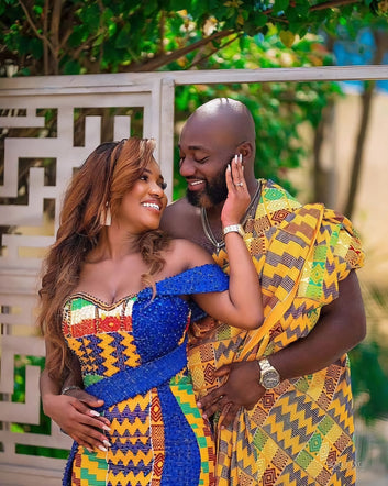 MG Authentic Hand Weaved Kente Cloth A133