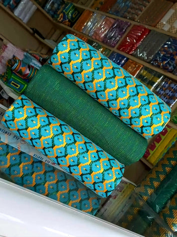 MG Authentic Hand Weaved Kente Cloth A748