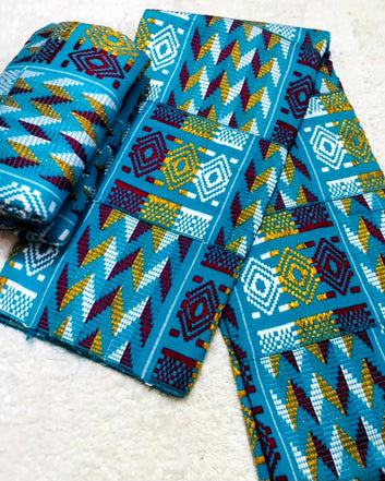 MG Authentic Hand Weaved Kente Cloth A864