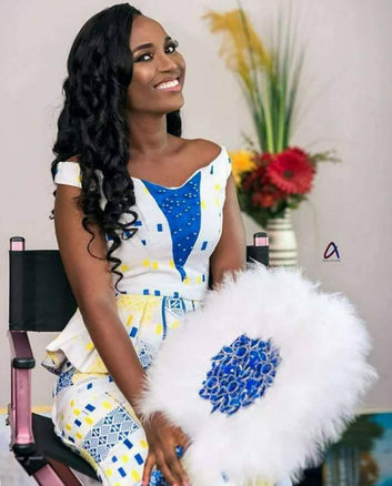 MG Authentic Hand Weaved Kente Cloth A0074