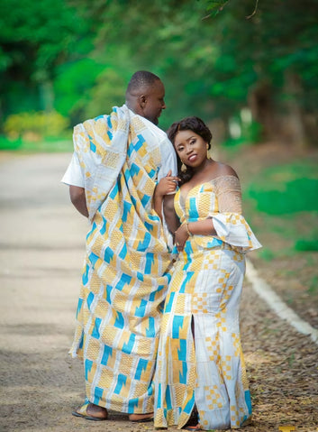 MG Authentic Hand Weaved Kente Cloth A00622