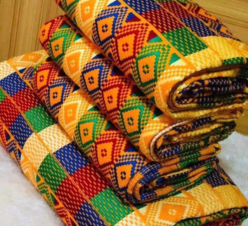 MG Authentic Hand Weaved Kente Cloth A2413