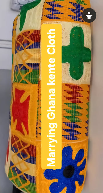 MG Authentic Hand Weaved Kente Cloth A8758
