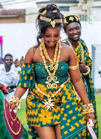 MG Authentic Hand Weaved Kente Cloth A8756