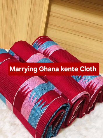 MG Authentic Hand Weaved Kente Cloth A686