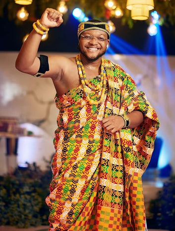 MG Authentic Hand Weaved Kente Cloth A3956