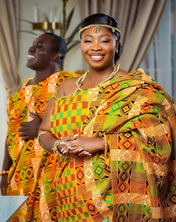 MG Authentic Hand Weaved Kente Cloth A3955