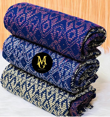 MG Ombre Fashion Authentic Hand Weaved Kente Cloth A6112