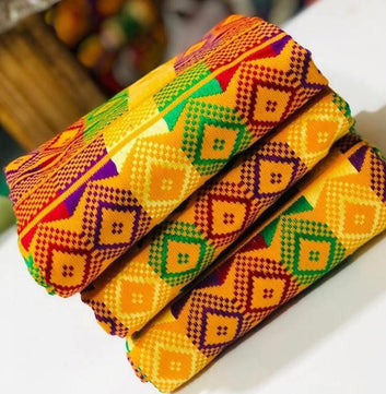 MG Authentic Hand Weaved Kente Cloth A9745