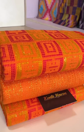 Kente Haven Hand Weaved Kente Cloth KH107