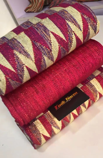 Kente Haven Blend Fashion Hand Weaved Kente Cloth KH124