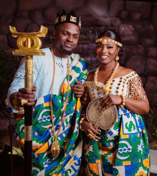 MG Royal Hand Weaved Kente Cloth R92