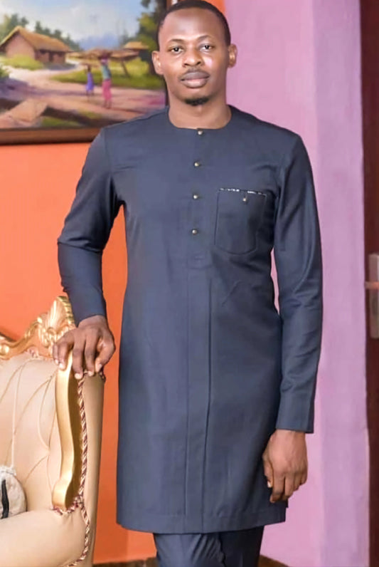 MG Men's Traditional African Wear/ Kafka, African Suit T123