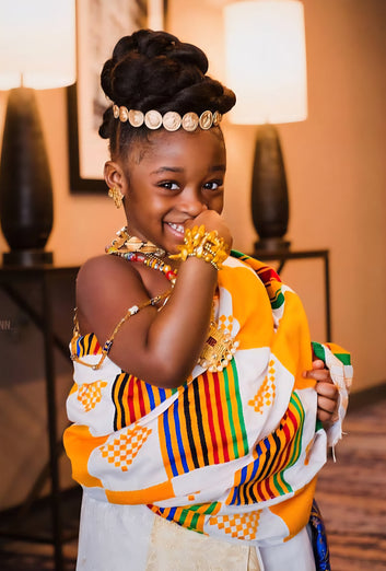 MG Authentic Hand Weaved Kente Cloth A150