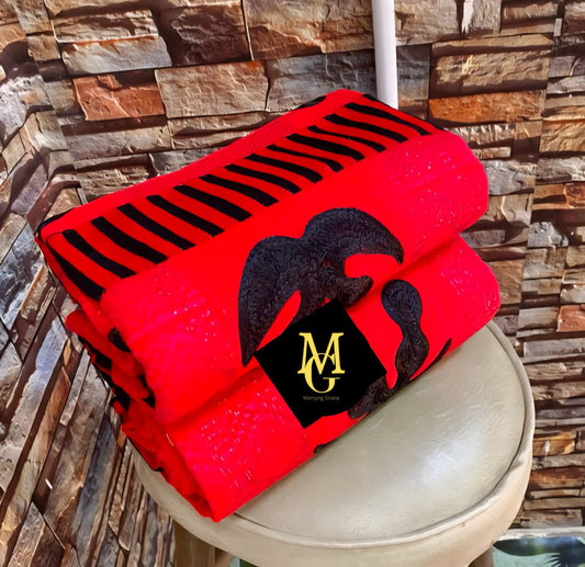 MG Funeral Authentic Hand Weaved Kente Cloth A0924