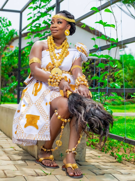 MG Authentic Hand Weaved Kente Cloth A0102